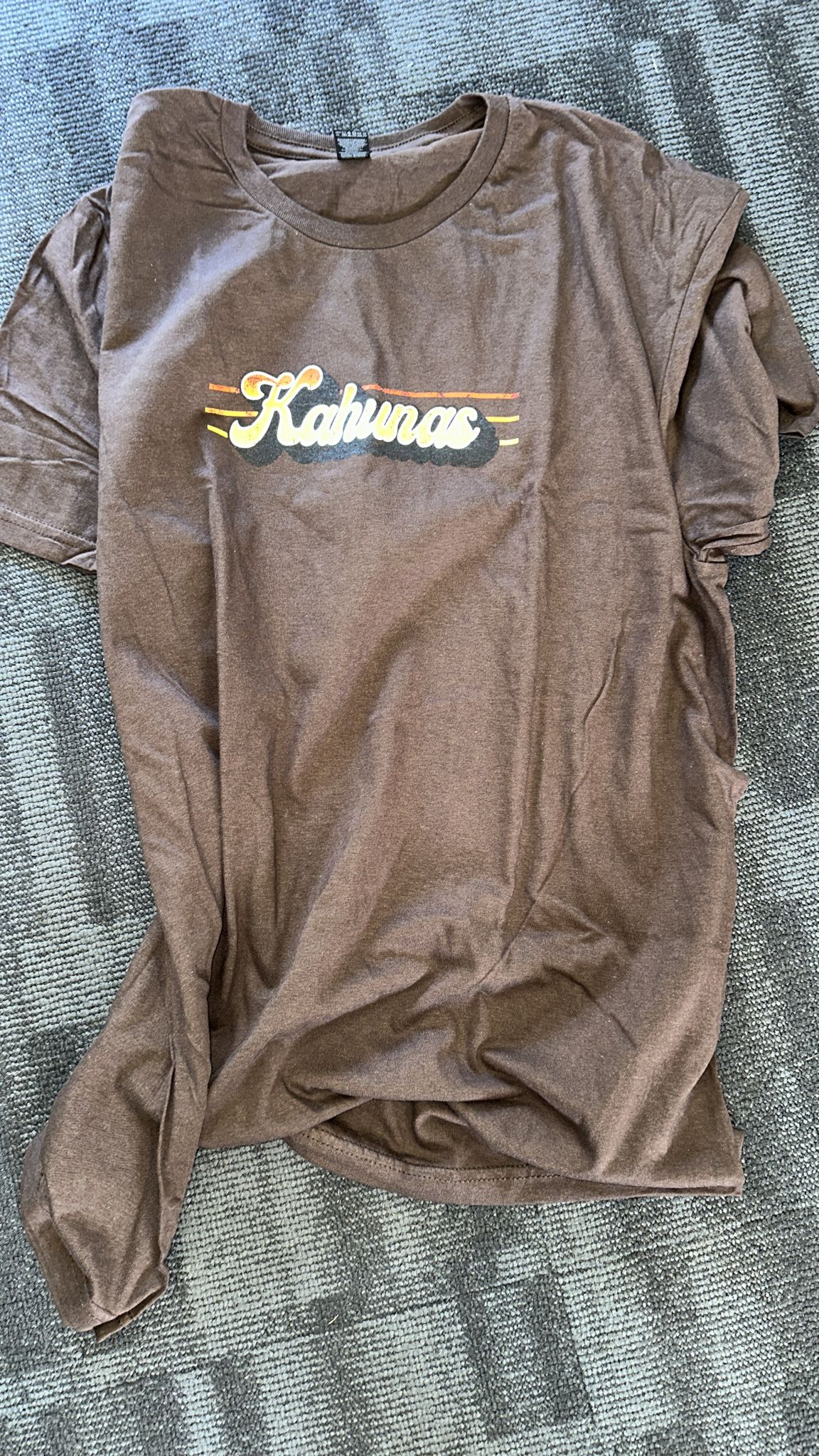 Brown Retro T Shirt